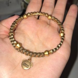 NWOT alex & ani gold wrap